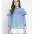 Blue plain Cotton Top
