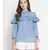 Blue plain Cotton Top