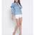 Blue plain Cotton Top