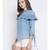 Blue plain Cotton Top