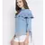 Blue plain Cotton Top