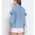 Blue plain Cotton Top