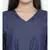 blue plain Cotton Dress