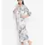 White printed POLYESTER Dress