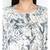 White printed POLYESTER Dress