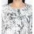 White printed POLYESTER Dress