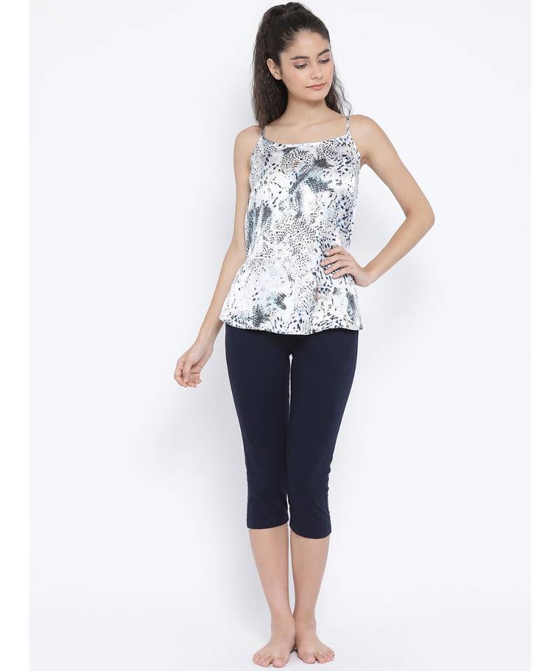 White plain Polyester Top