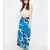 Blue printed Cotton Pant