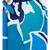 Blue printed Cotton Pant