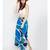 Blue printed Cotton Pant