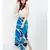 Blue printed Cotton Pant