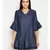 blue plain Cotton Dress