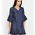blue plain Cotton Dress