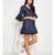 blue plain Cotton Dress
