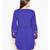 Purple plain Polyester Dress