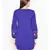 Purple plain Polyester Dress