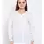 White plain POLYESTER Shirt