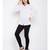 White plain POLYESTER Shirt