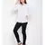 White plain POLYESTER Shirt