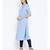 Blue plain Viscose Tunic