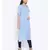Blue plain Viscose Tunic
