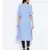 Blue plain Viscose Tunic