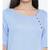 Blue plain Viscose Tunic