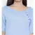 Blue plain Viscose Tunic