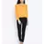 Yellow plain Polyester Top