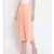 Peach plain Polyester Culottes