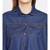 blue plain Cotton SHIRT