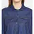 blue plain Cotton SHIRT