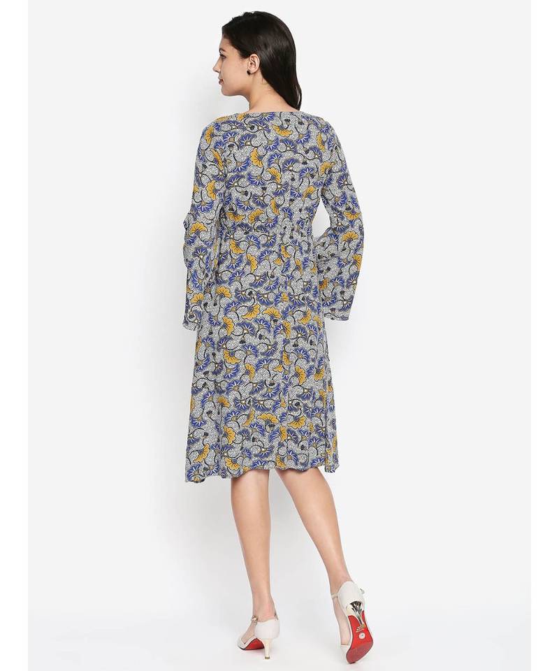 Multicolor printed Viscose Dress