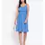 Blue plain Cotton Dress