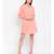 Multicolor plain Polyester Dress