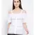 White plain Cotton Top