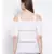 White plain Cotton Top