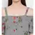 Grey printed VISCOSE Top