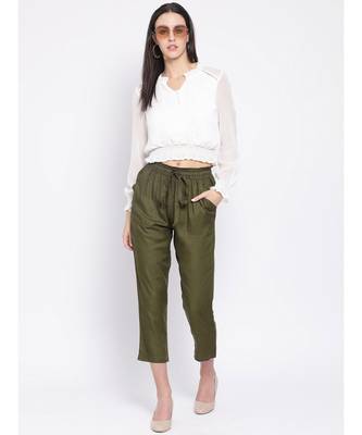 White plain Polyester Top 6