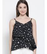 Black printed Cotton Top