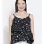 Black printed Cotton Top