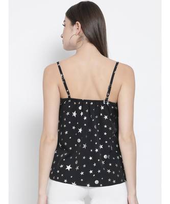 Black printed Cotton Top 4