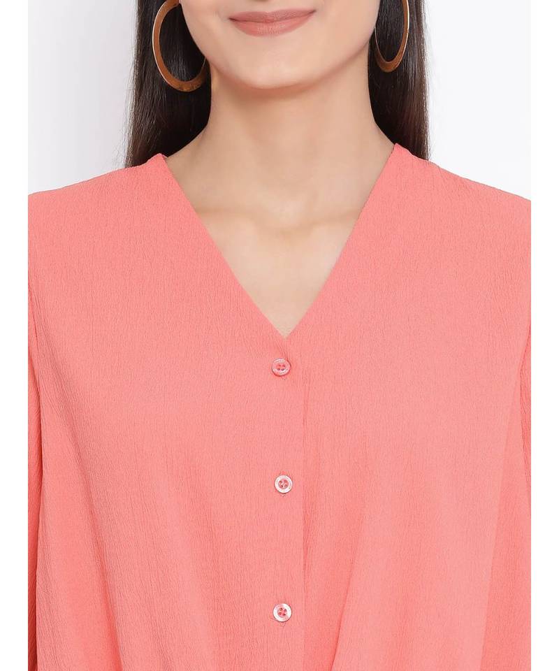 Pink printed Cotton Top