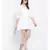 White plain Cotton Dress