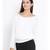 White printed Cotton Top