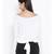 White printed Cotton Top