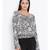 Black printed Cotton Top