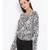 Black printed Cotton Top