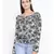 Black printed Cotton Top