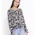 Black printed Cotton Top